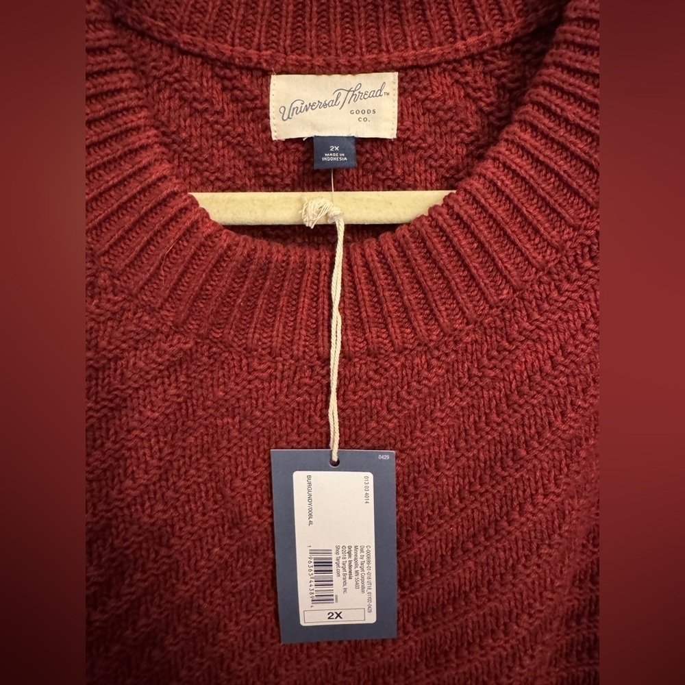Universal Thread Burgundy Sweater - Picture 5 of 8